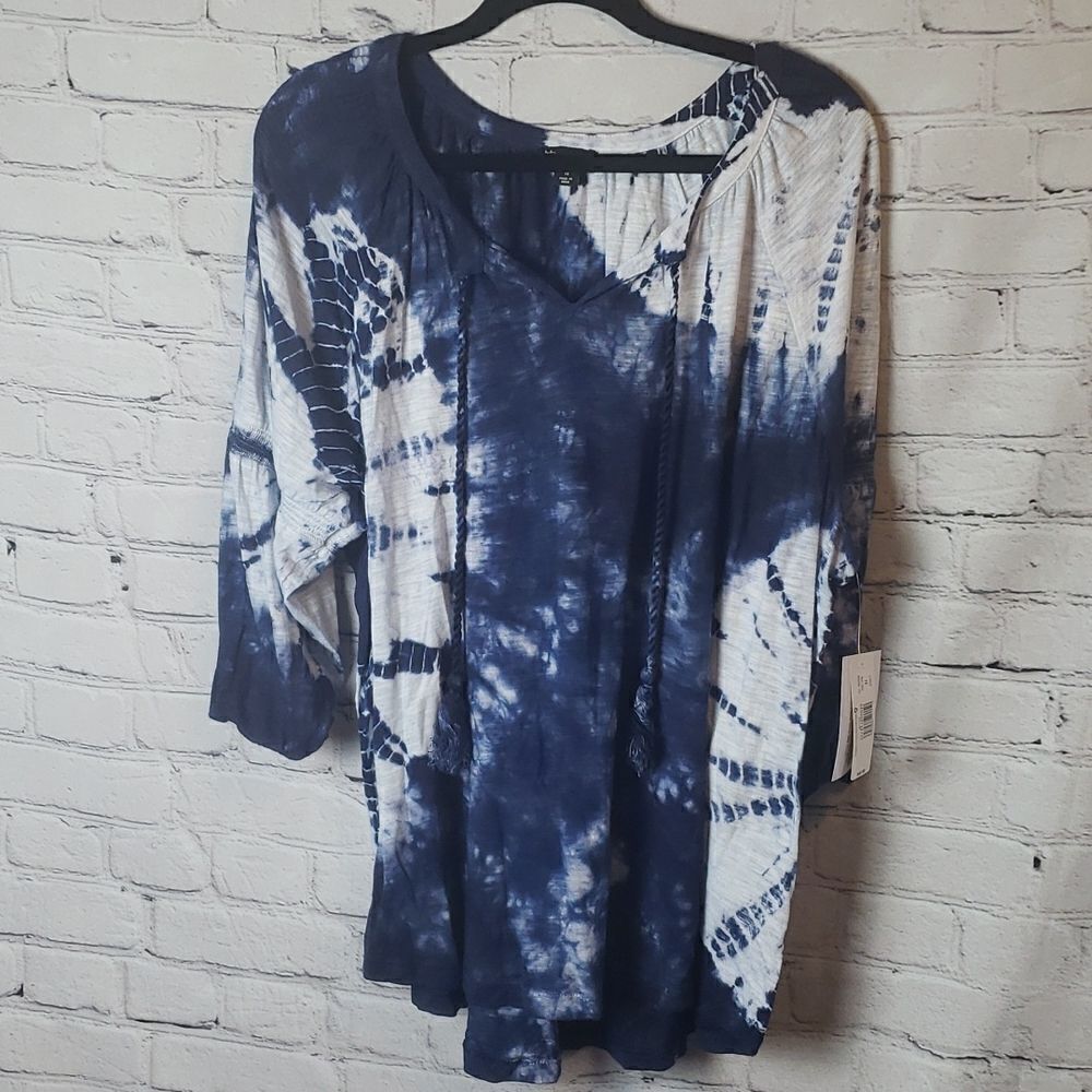 💜NWT New Directions Curvey 1x Blouse‎ - Picture 2 of 7